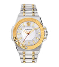 Versace Men's Chain Reaction Two-Tone Silver