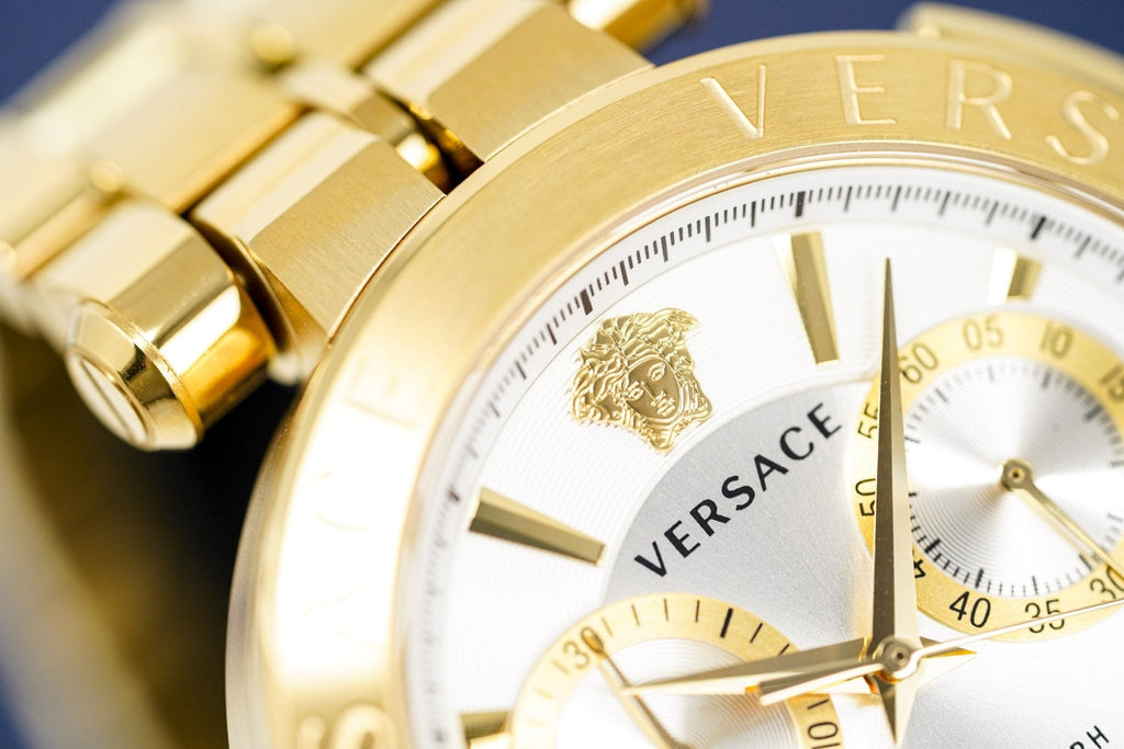 Versace Men's Chronograph Watch Aion Gold