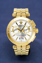 Versace Men's Chronograph Watch Aion Gold