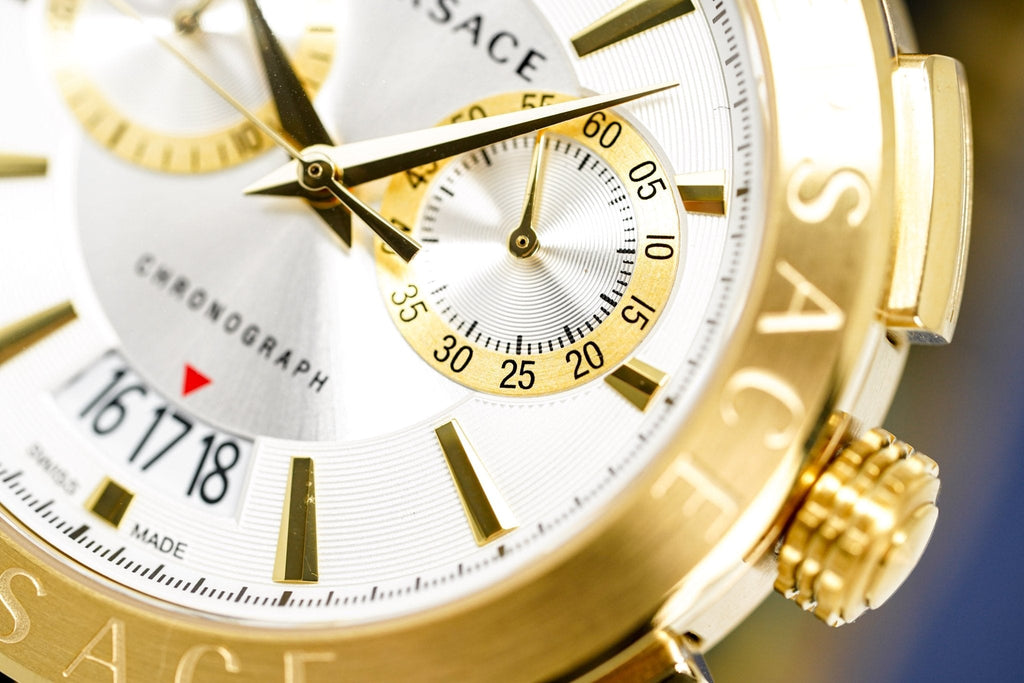 Versace Men's Chronograph Watch Aion Gold
