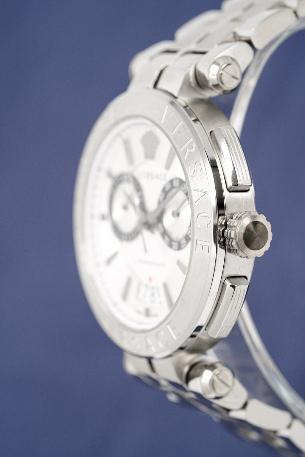 Versace Men's Chronograph Watch Aion Silver
