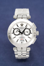 Versace Men's Chronograph Watch Aion Silver