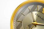 Versace Men's V-Circle Yellow Gold
