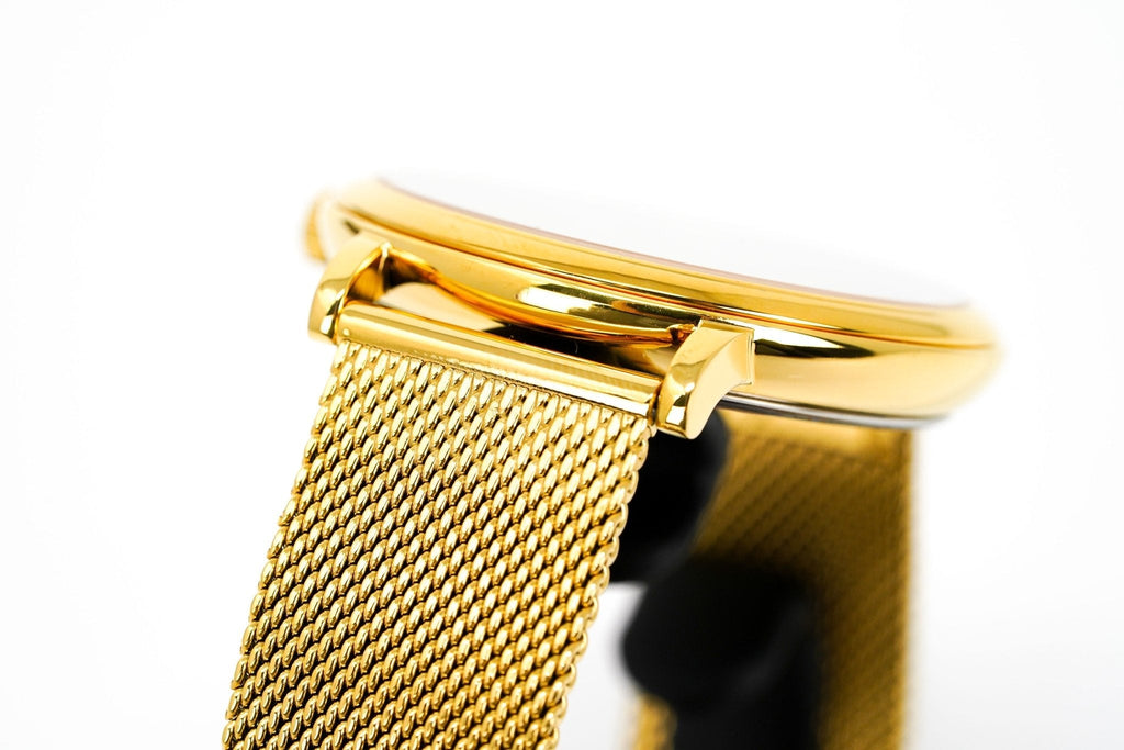 Versace Men's V-Circle Yellow Gold