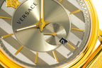 Versace Men's V-Circle Yellow Gold