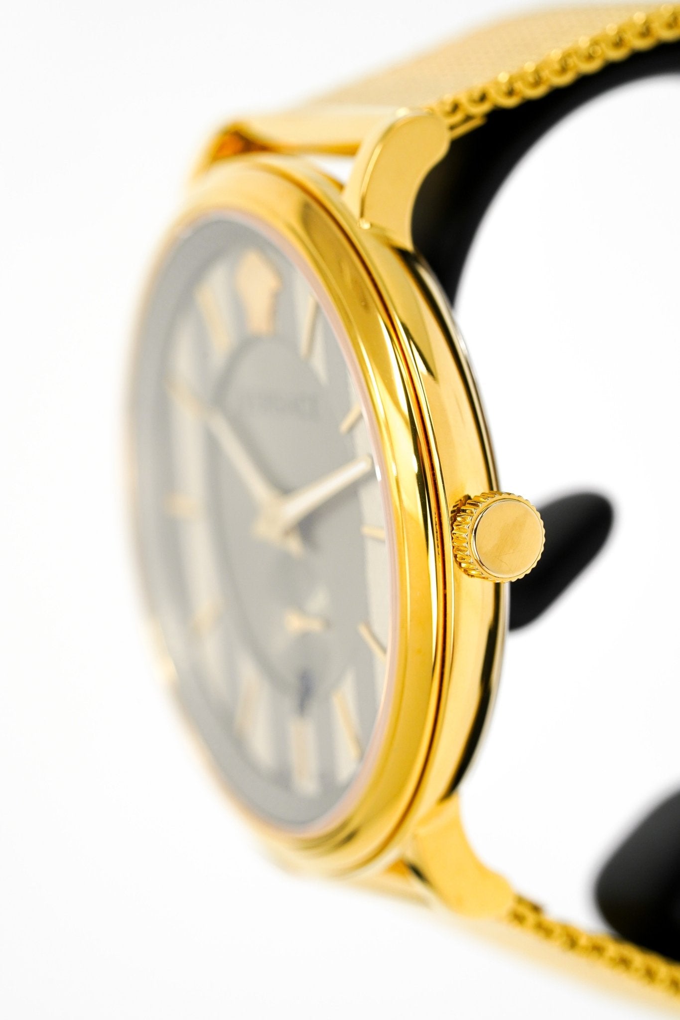 Versace Men's V-Circle Yellow Gold