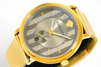 Versace Men's V-Circle Yellow Gold