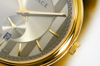 Versace Men's V-Circle Yellow Gold