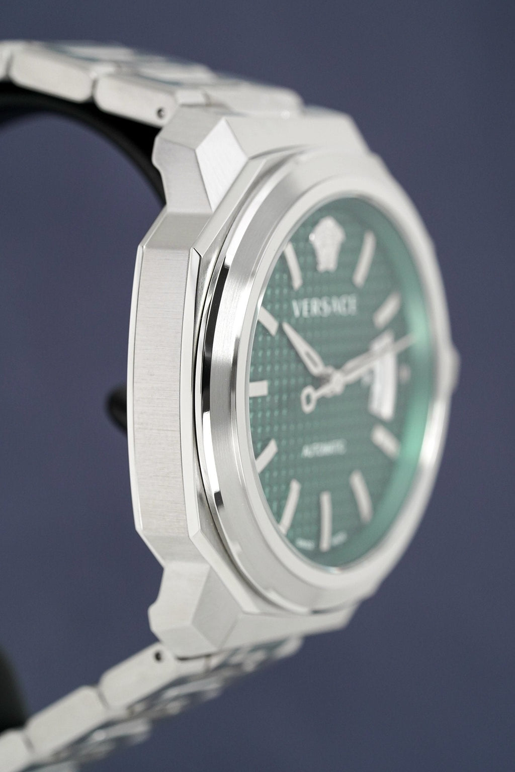 Versace Men's Watch Dylos Automatic Green Bracelet