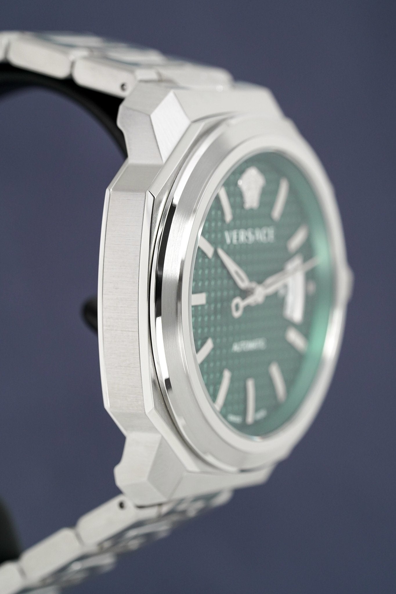Versace Men's Watch Dylos Automatic Green Bracelet