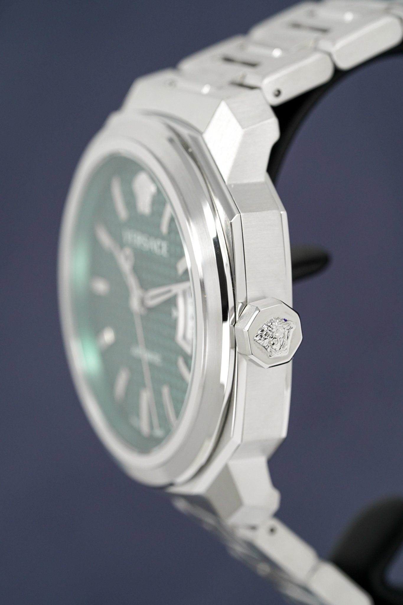 Versace Men's Watch Dylos Automatic Green Bracelet