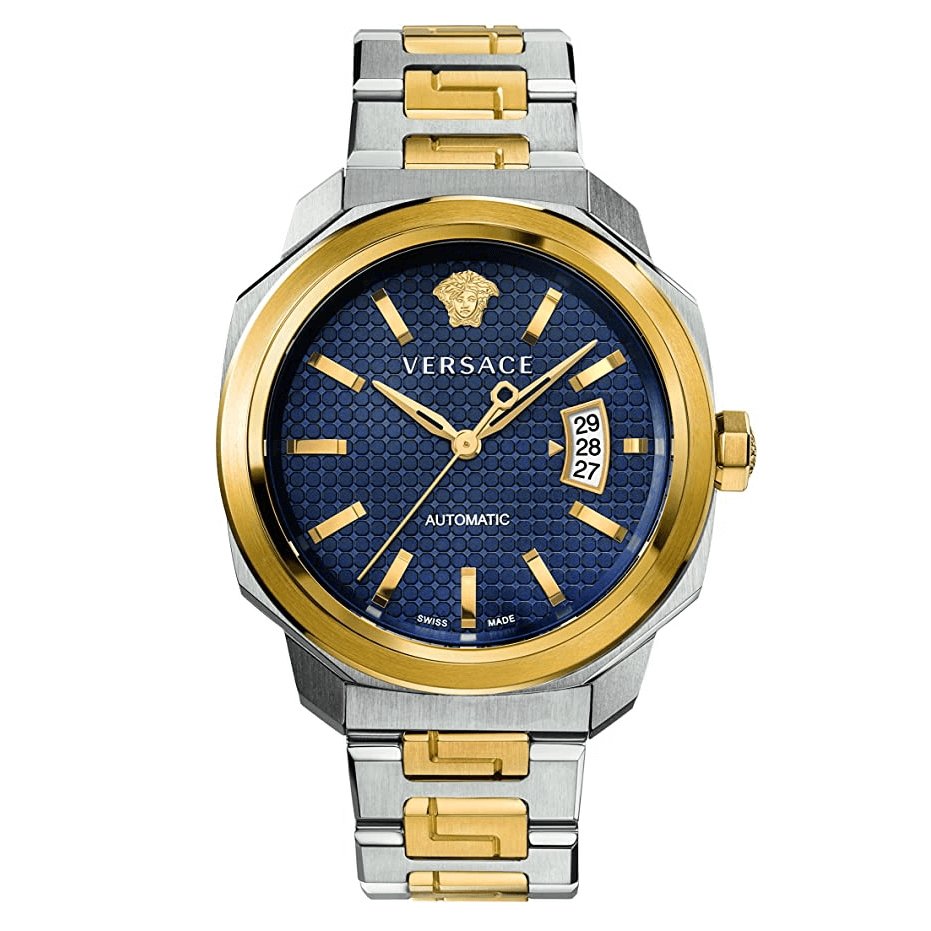 Versace Men's Watch Dylos Automatic  Blue Two-Tone