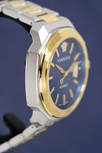 Versace Men's Watch Dylos Automatic  Blue Two-Tone