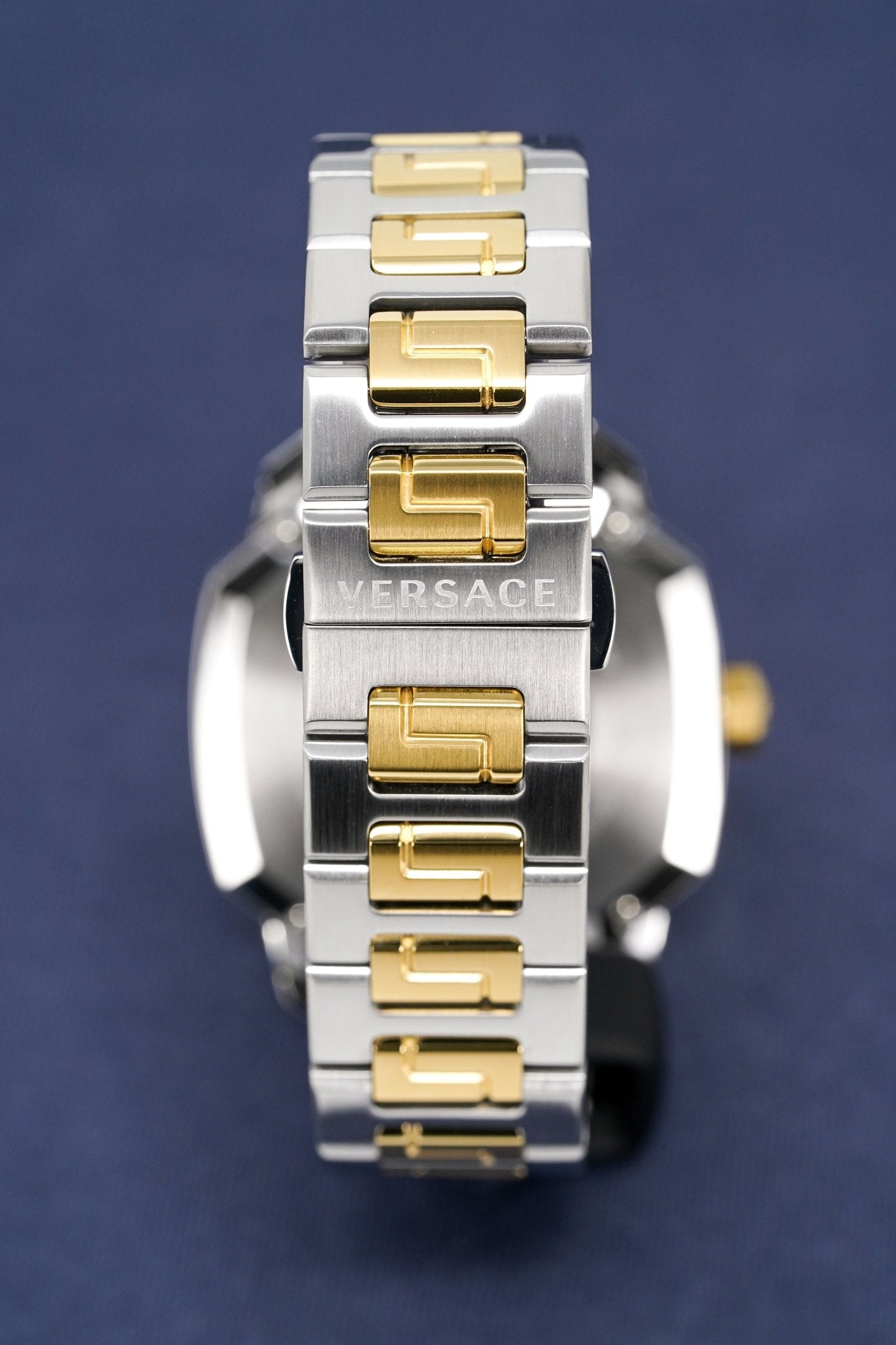 Versace Men's Watch Dylos Automatic  Blue Two-Tone