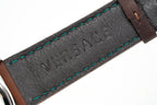 Versace Men's Watch Hellenyium GMT Green Leather