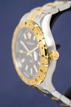 Versace Men's Watch Hellenyium GMT Brown Two-Tone Bracelet