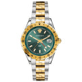 Versace Men's Watch Hellenyium GMT Two-Tone Green