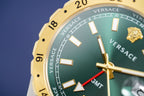 Versace Men's Watch Hellenyium GMT Two-Tone Green