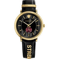 Versace Men's Watch V-Circle Gold Black