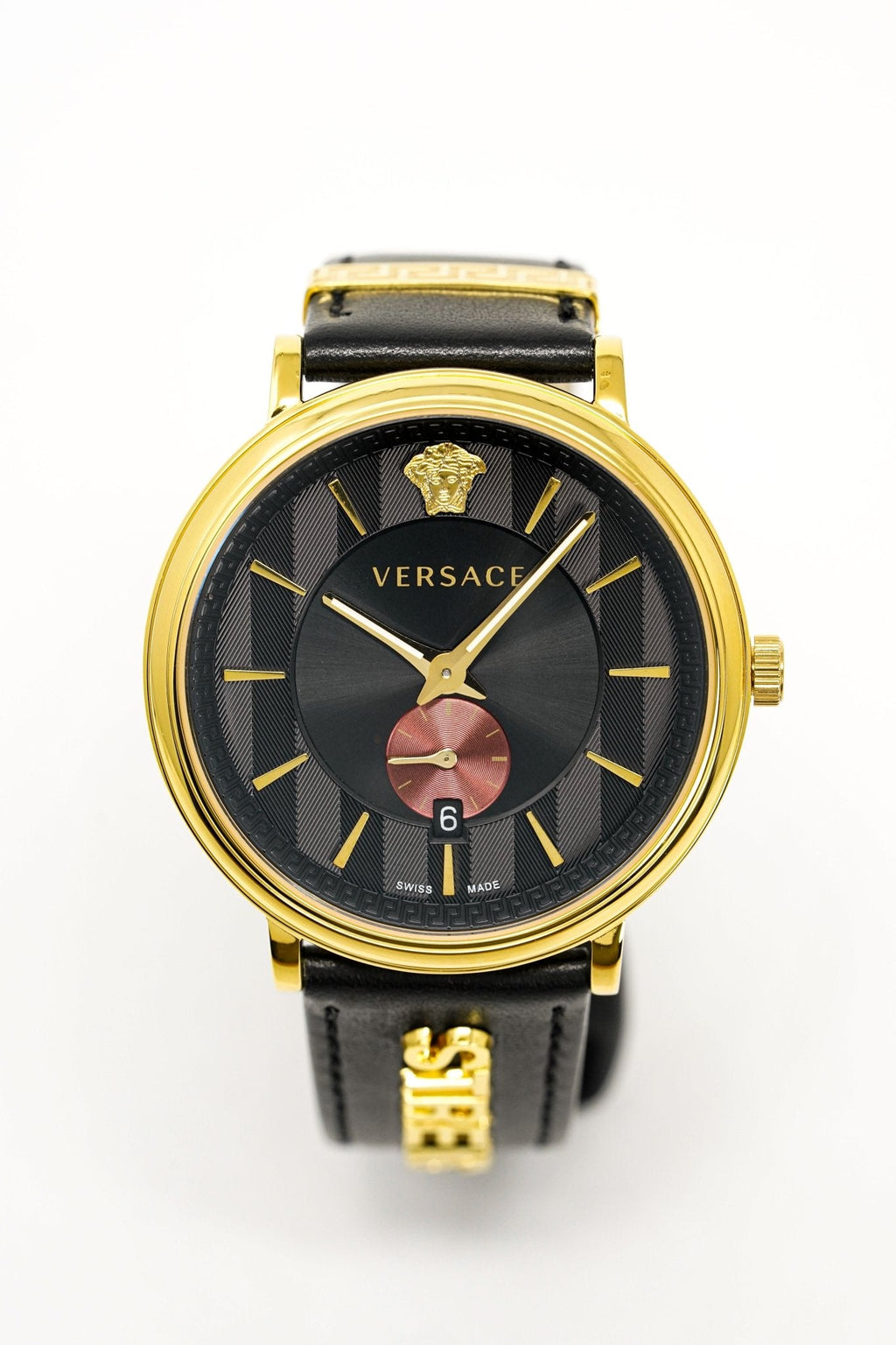 Versace Men's Watch V-Circle Gold Black