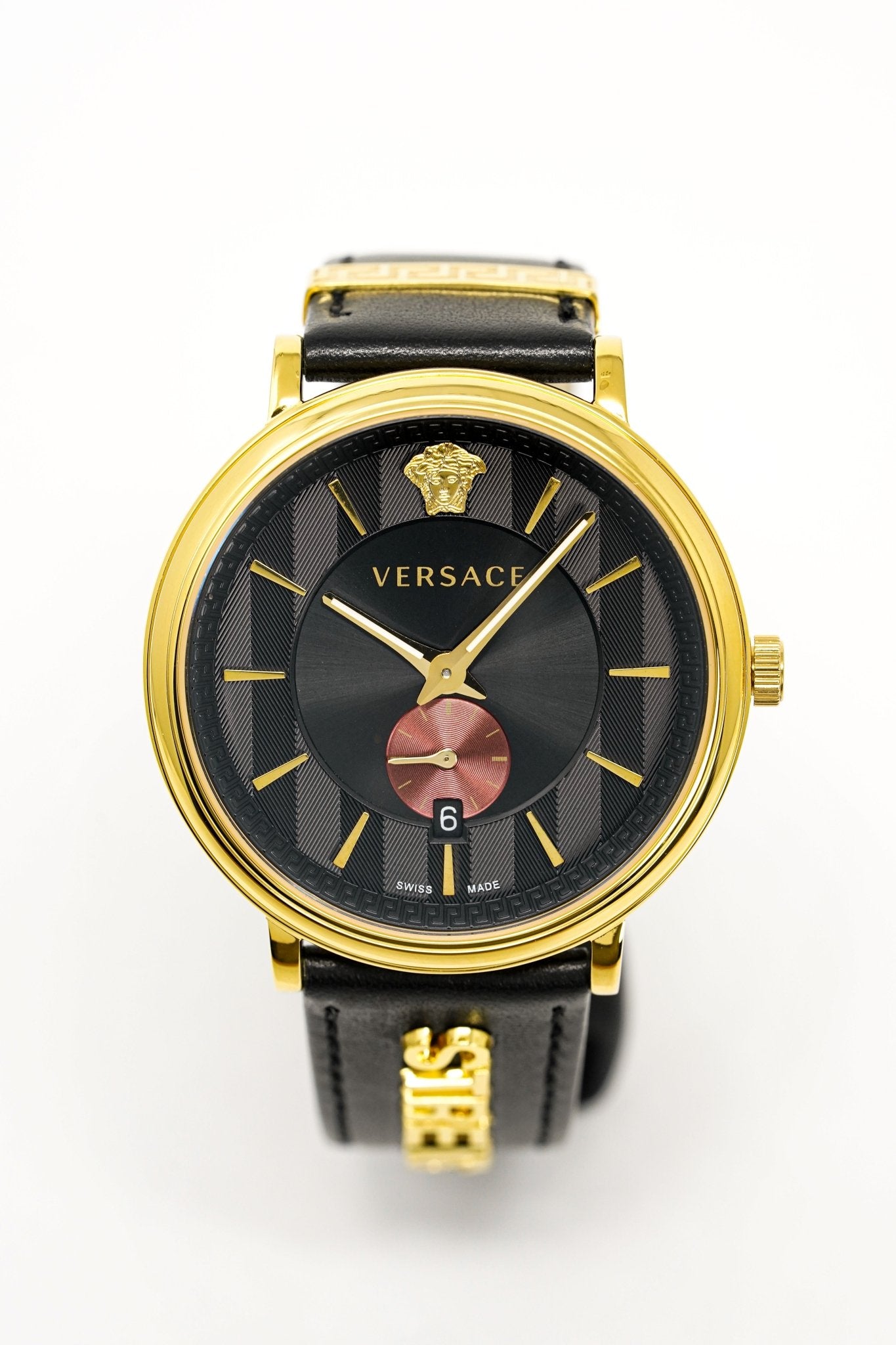 Versace Men's Watch V-Circle Gold Black