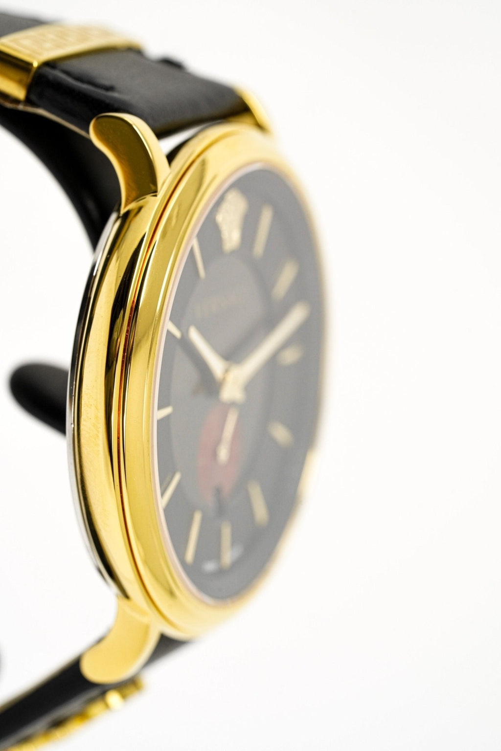 Versace Men's Watch V-Circle Gold Black