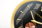 Versace Men's Watch V-Circle Gold Black