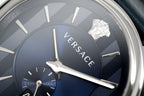 Versace Men's Watch V-Circle Small Seconds Blue