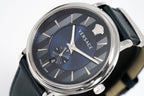 Versace Men's Watch V-Circle Small Seconds Blue