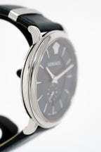 Versace Men's Watch V-Circle Small Seconds Blue