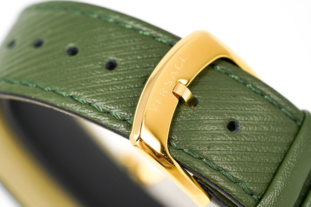 Versace Men's Watch V-Circle Small Seconds Green