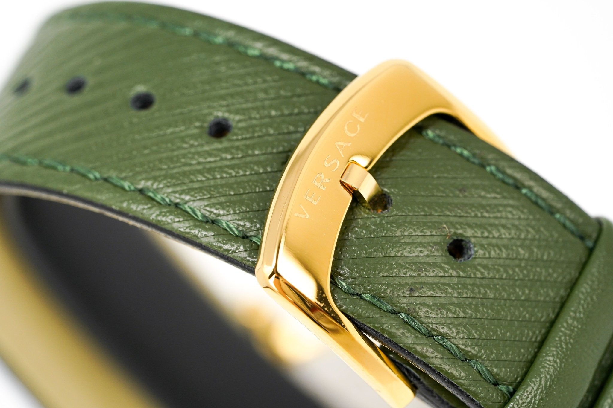 Versace Men's Watch V-Circle Small Seconds Green