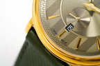 Versace Men's Watch V-Circle Small Seconds Green