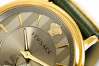 Versace Men's Watch V-Circle Small Seconds Green