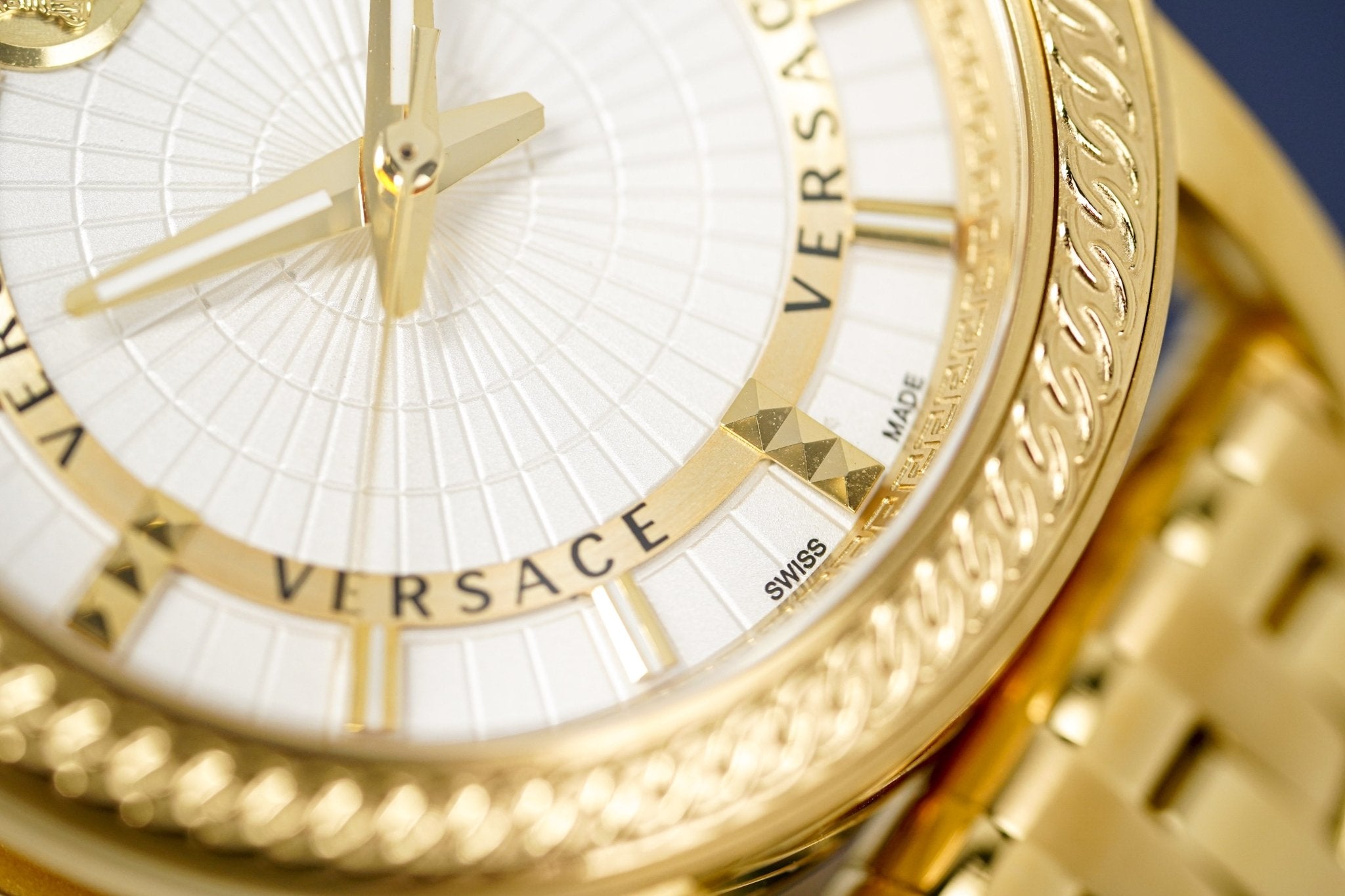 Versace Men's Watch Viamond Gold