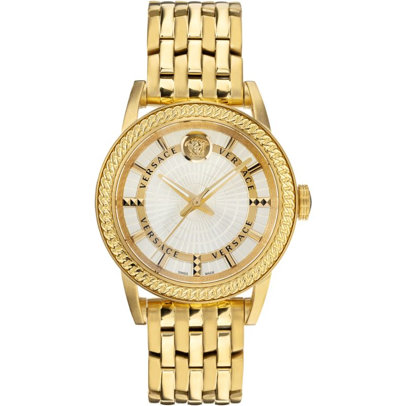 Versace Men's Watch Viamond Gold