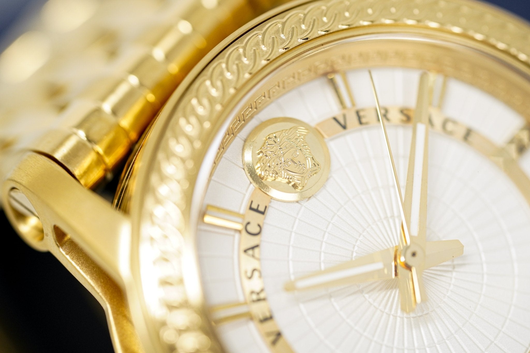 Versace Men's Watch Viamond Gold