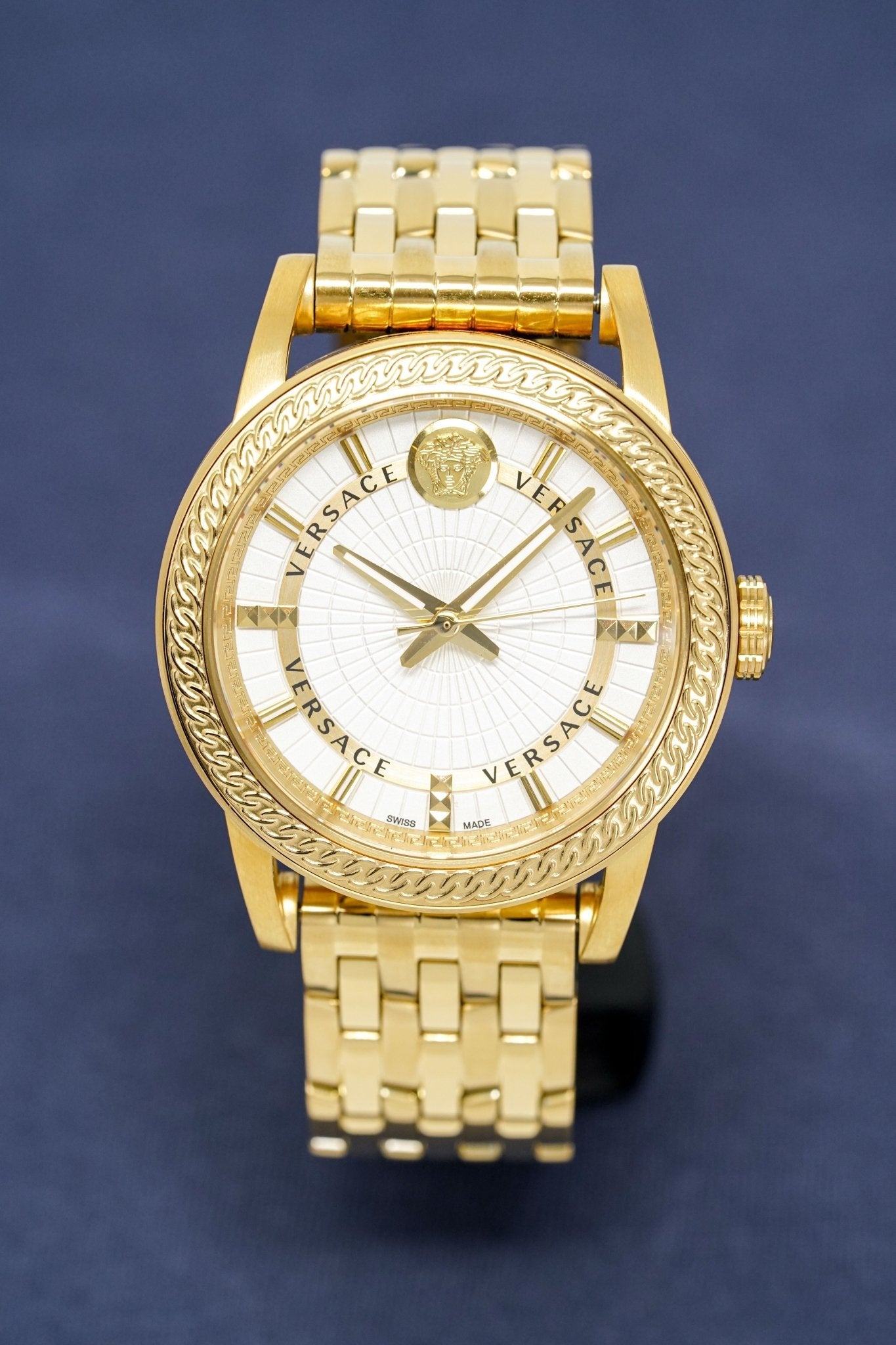 Versace Men's Watch Viamond Gold