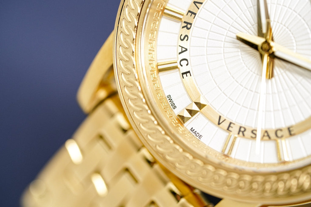 Versace Men's Watch Viamond Gold