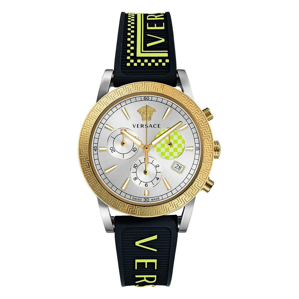 Versace Watch Sports Tech Chronograph Two-Tone