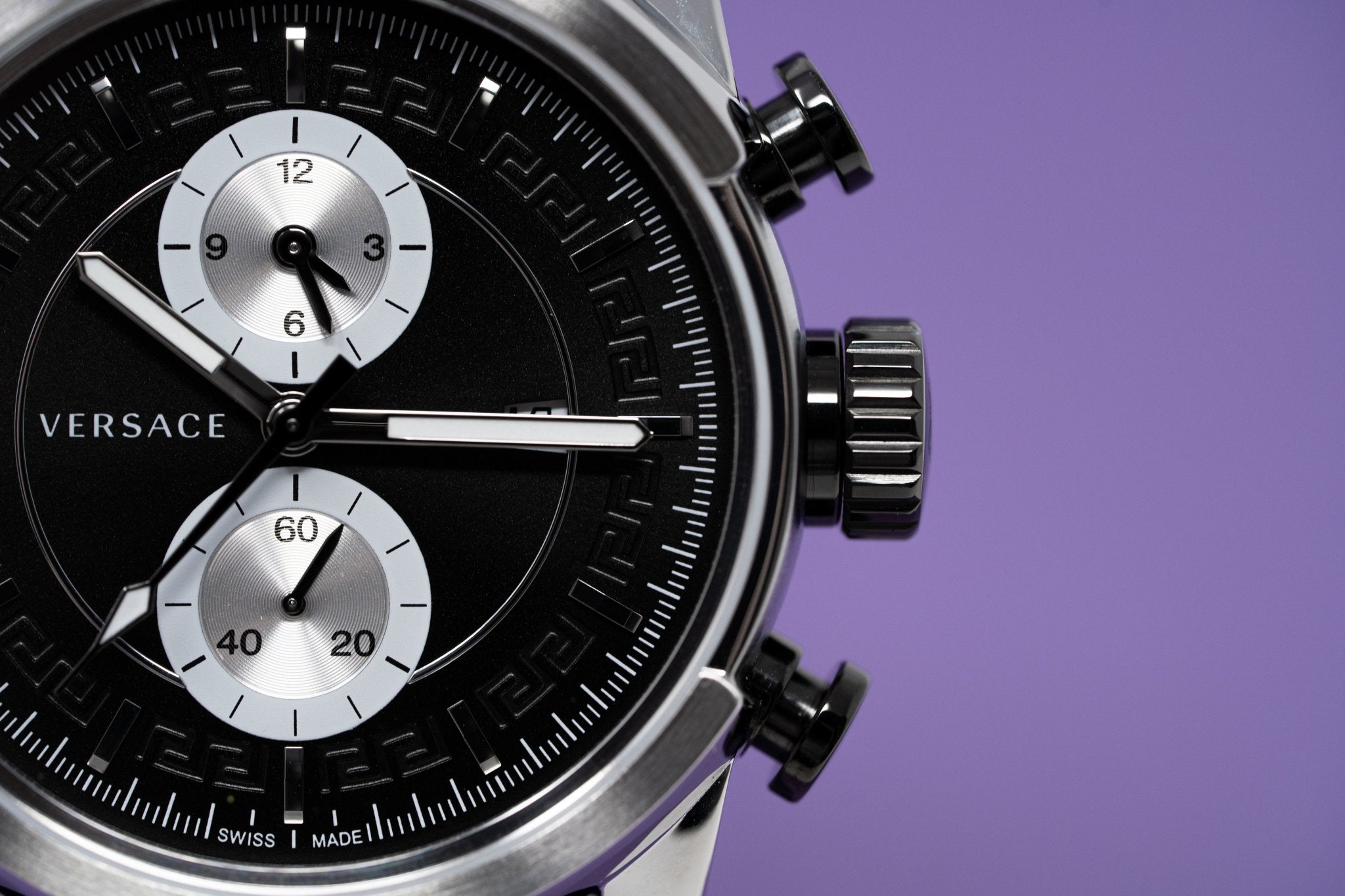 Versace Men's Watch Chrono Urban 44mm Black