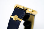 Versace Ladies Watch V-Circle 38mm Blue Gold