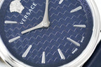 Versace Ladies Watch V-Circle 38mm Blue Silver