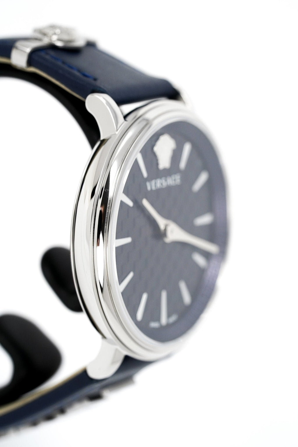 Versace Ladies Watch V-Circle 38mm Blue Silver