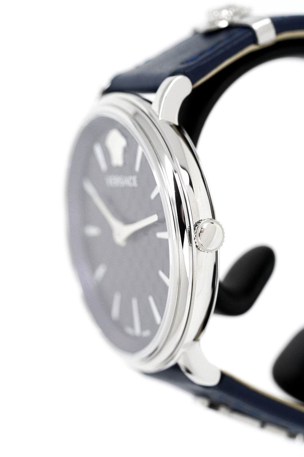 Versace Ladies Watch V-Circle 38mm Blue Silver