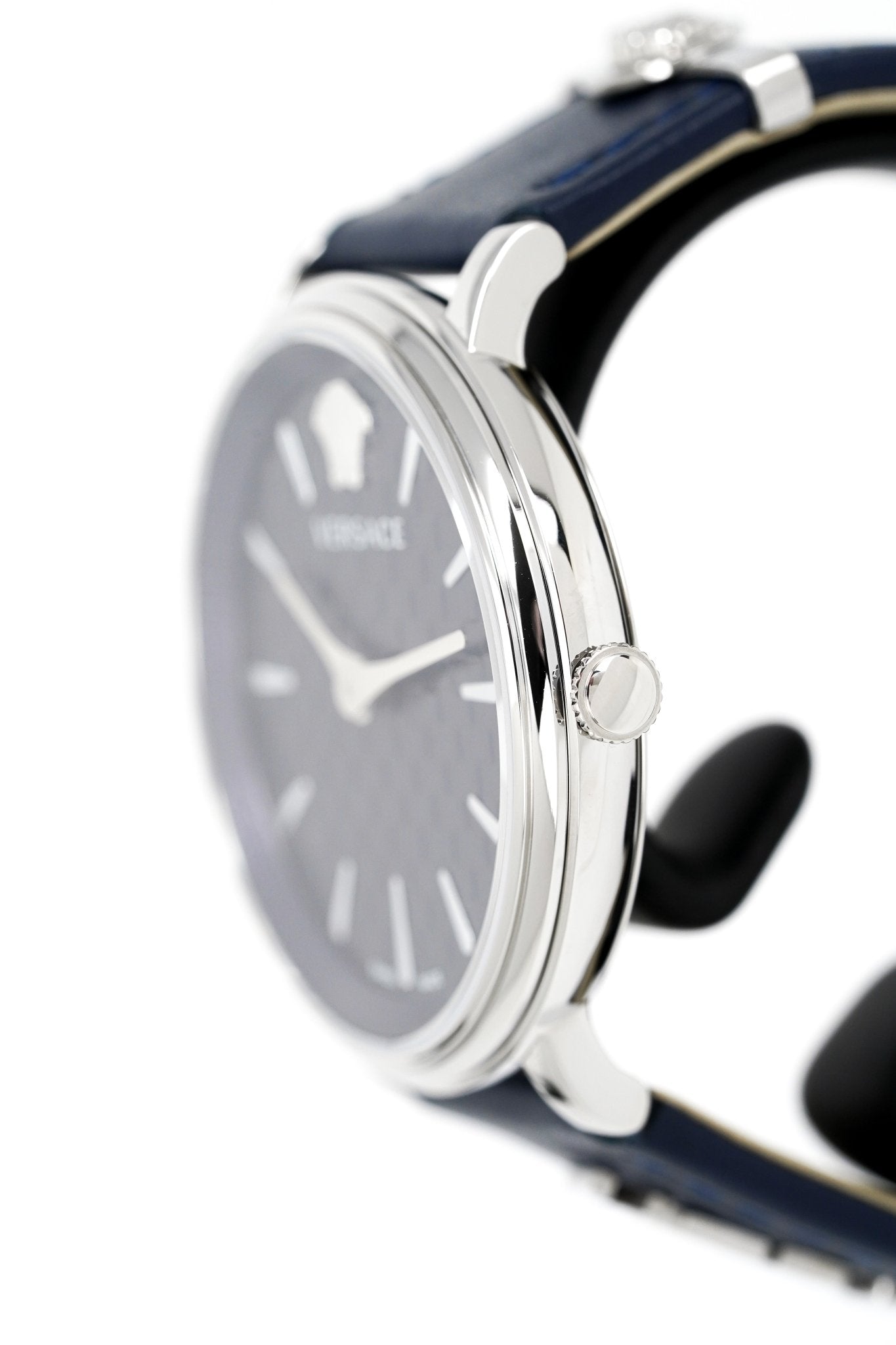 Versace Ladies Watch V-Circle 38mm Blue Silver