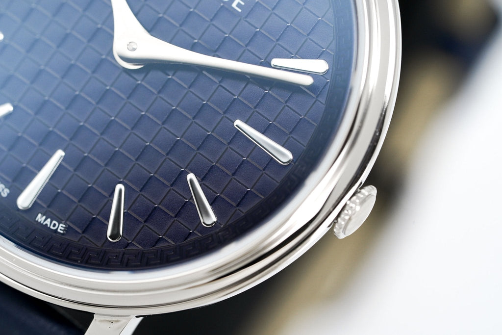 Versace Ladies Watch V-Circle 38mm Blue Silver