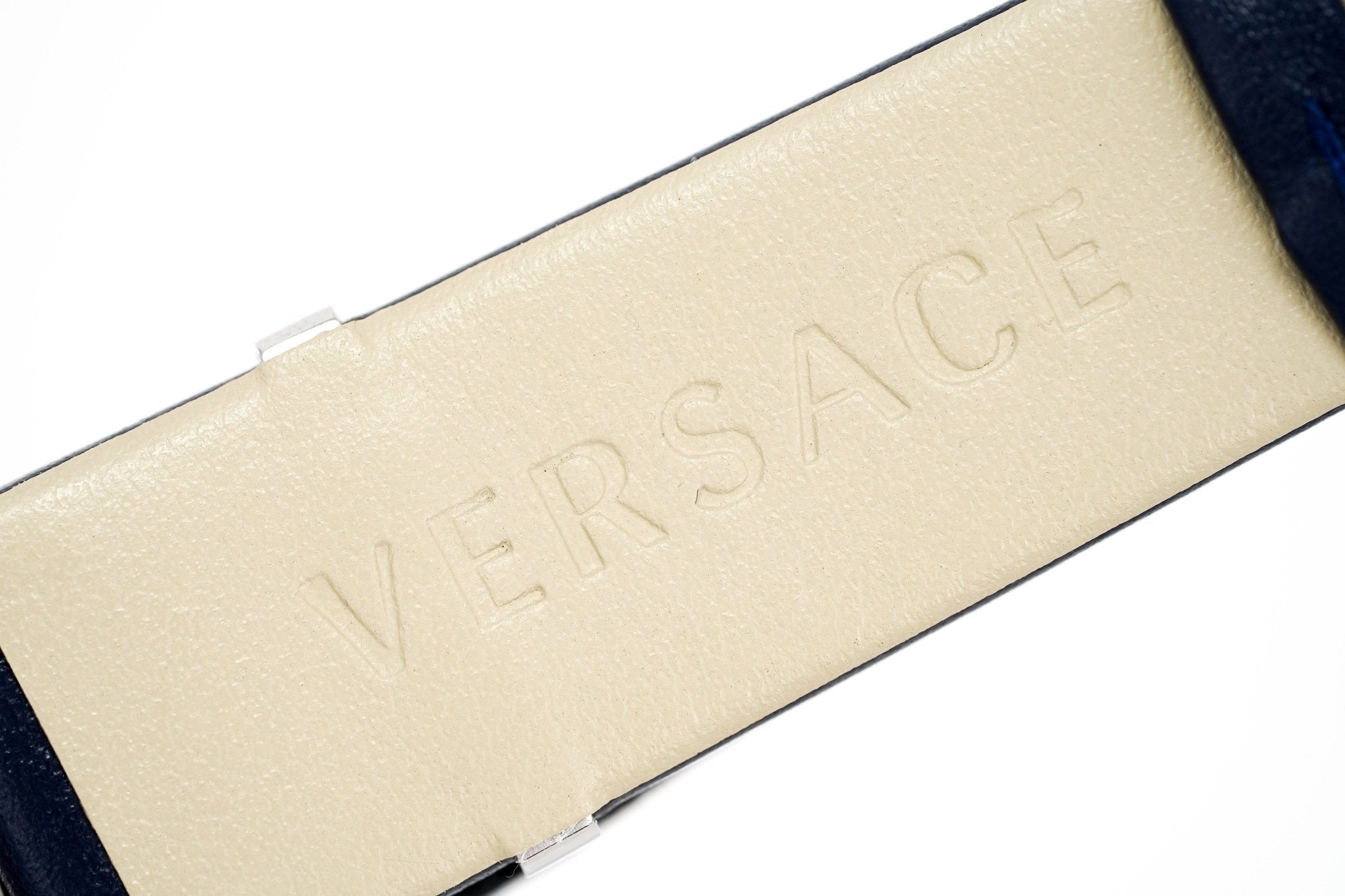 Versace Ladies Watch V-Circle 38mm Blue Silver