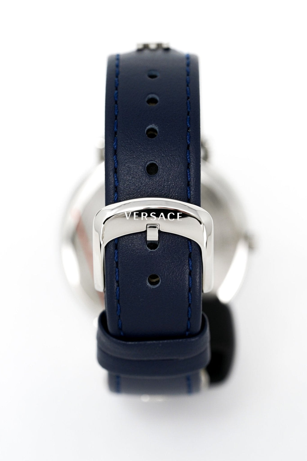 Versace Ladies Watch V-Circle 38mm Blue Silver