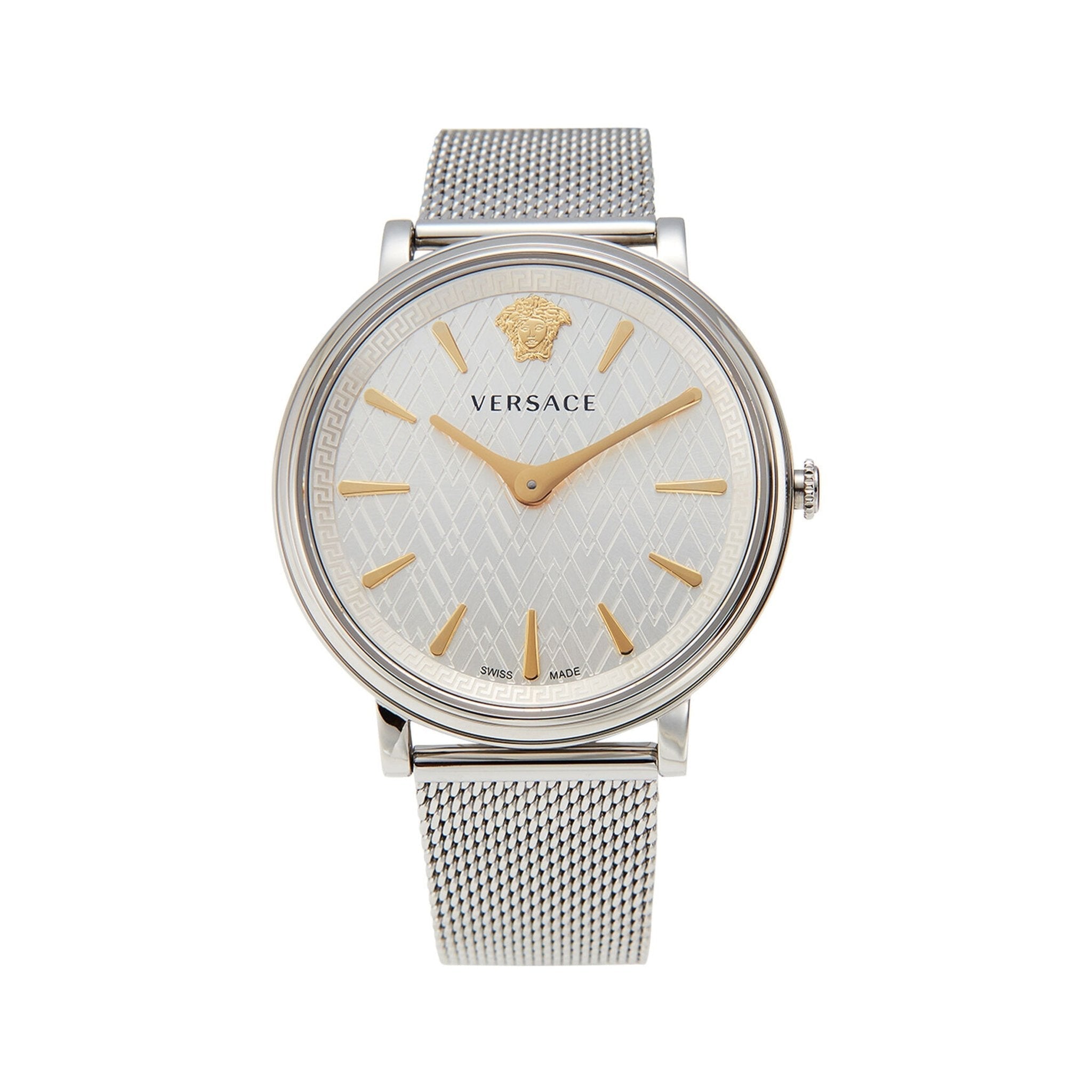 Versace Ladies Watch V-Circle 38mm Silver